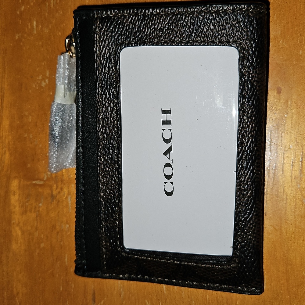 Coach Black and Brown Card Holder - Picture 2 of 4